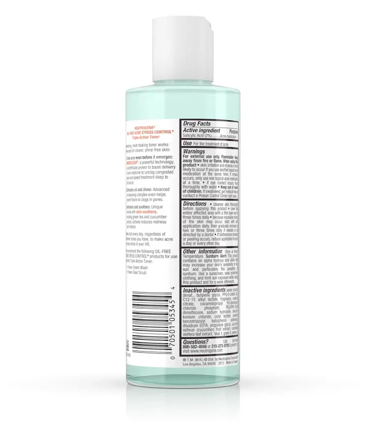 Neutrogena Oil-Free Acne Stress Control® Triple-Action Toner
