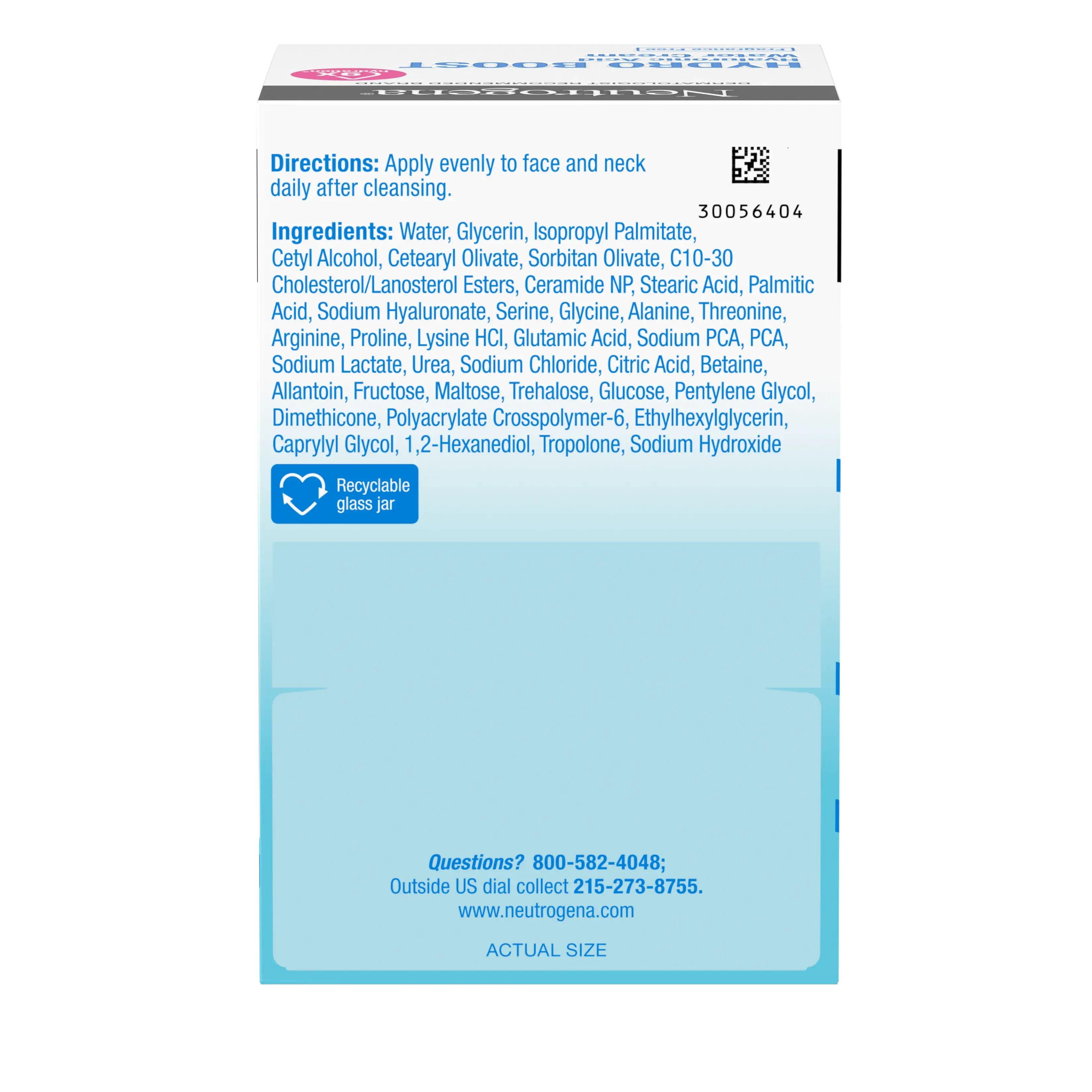 Neutrogena® Hydro Boost Hyaluronic Acid Water Cream Fragrance Free Facial Moisturizer 1.7 Fl. Oz