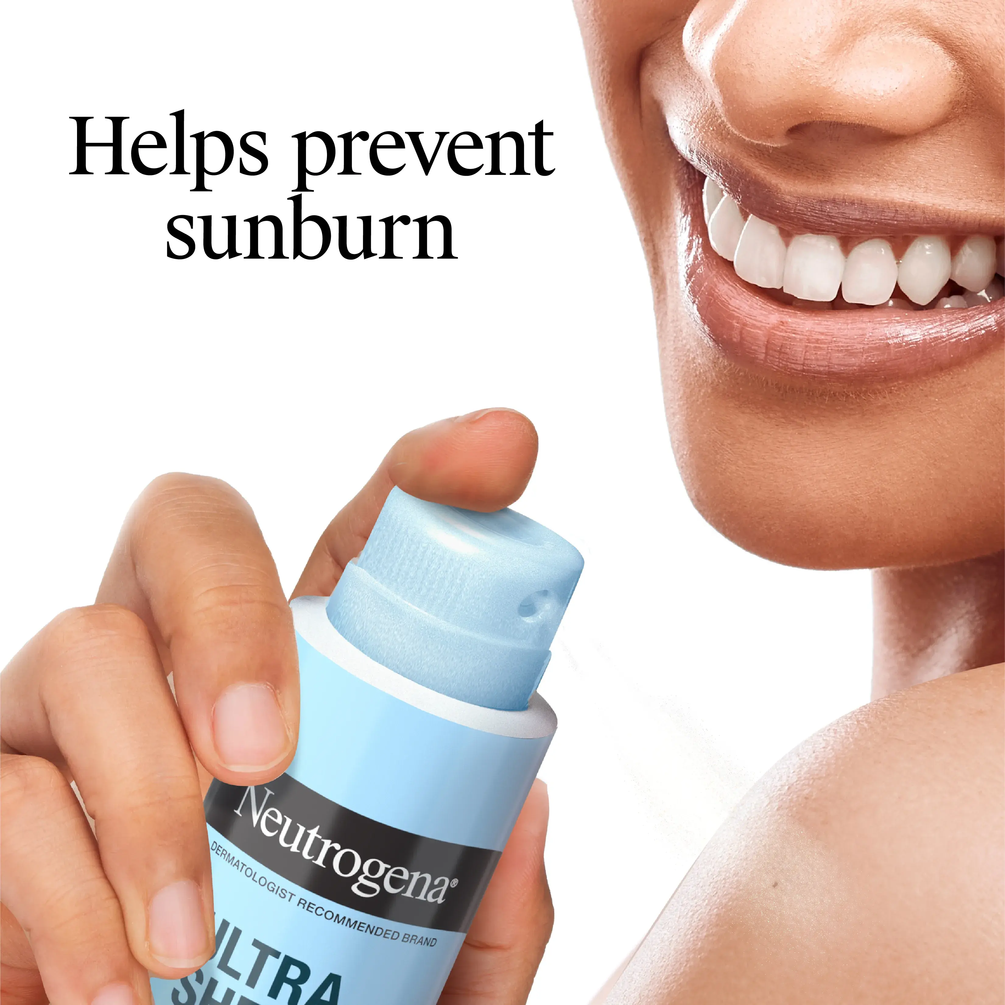 Neutrogena Ultra Sheer Body Mist Sunscreen Spray Broad Spectrum SPF 30, 5 Oz