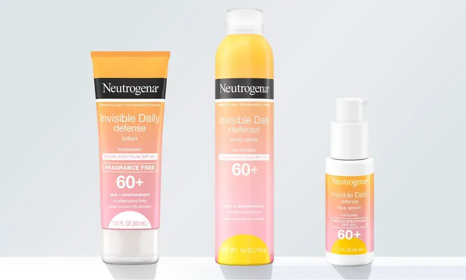 Neutrogena® Invisible Daily Defense Product Line