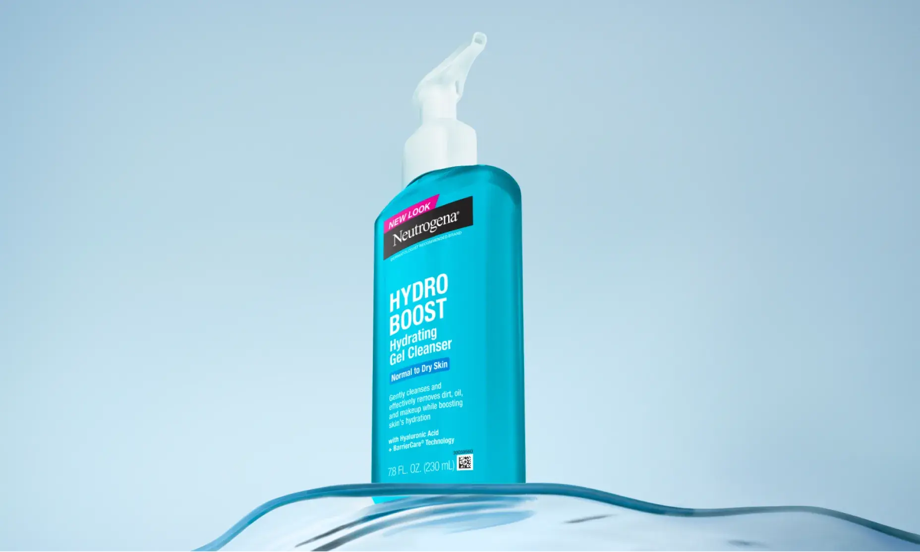 Hydro Boost Hydrating Gel Cleanser and its texture and formula