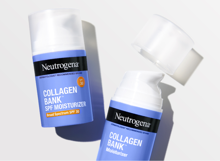 Neutrogena Collagen Bank, defends & supports Skin's natural collagen