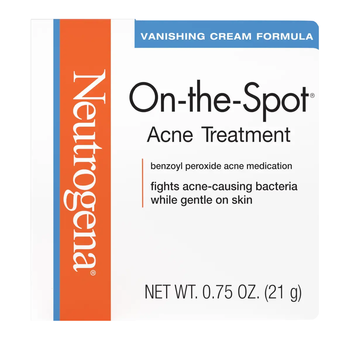 Neutrogena® On-The-Spot Acne Treatment Front of Packaging