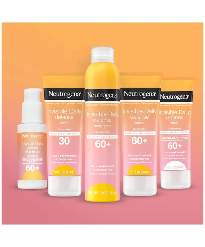 Neutrogena® Invisible Daily™ Defense Body Spray Sunscreen, Broad Spectrum SPF 60+