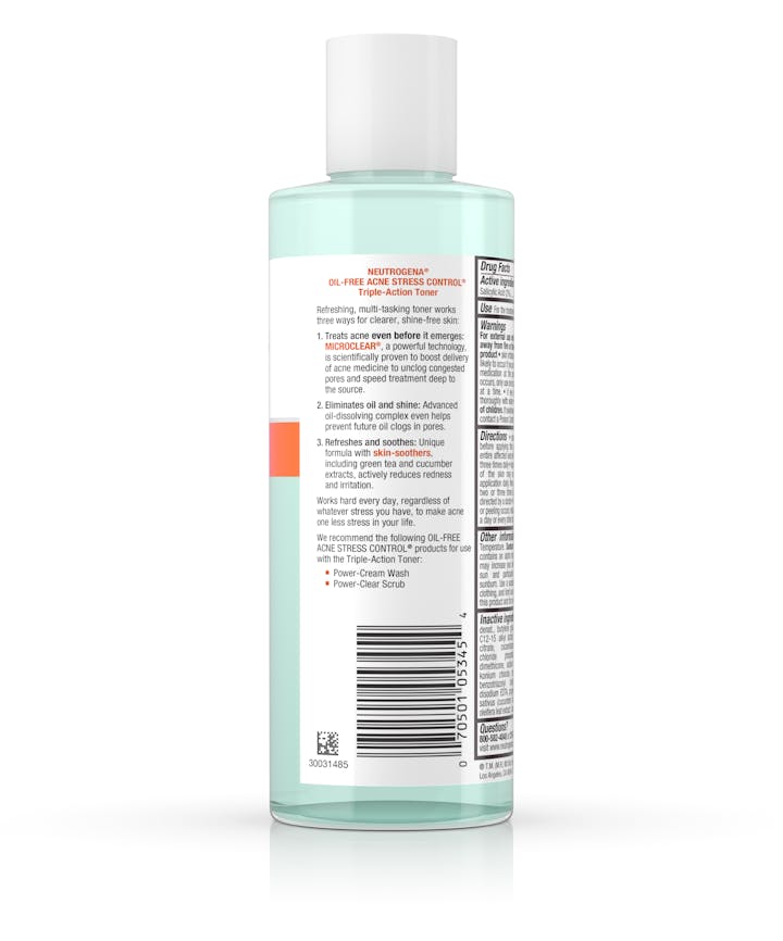 Neutrogena Oil-Free Acne Stress Control® Triple-Action Toner