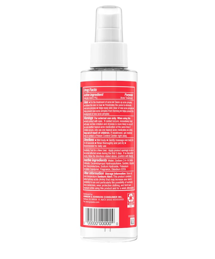 Stubborn Body Acne Treatment Spray for Breakouts, Fragrance Free