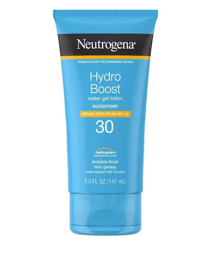 Hydro Boost Water Gel Lotion SPF 30, front of the package