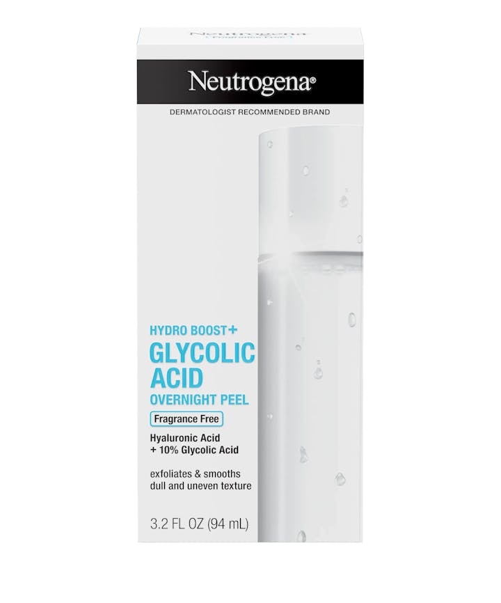 Neutrogena Hydro Boost+ Glycolic Acid Overnight Peel, Fragrance Free