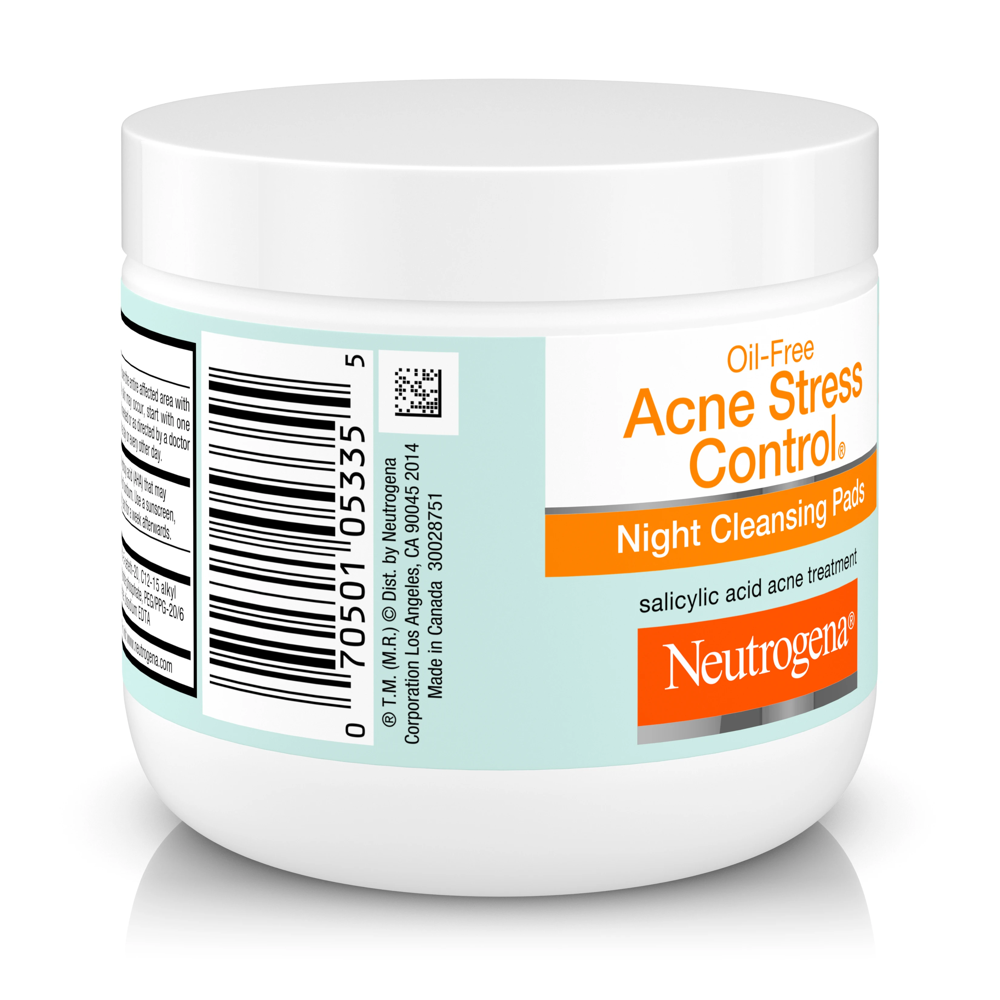 Oil-Free Acne Stress Control&reg; Night Cleansing Pads