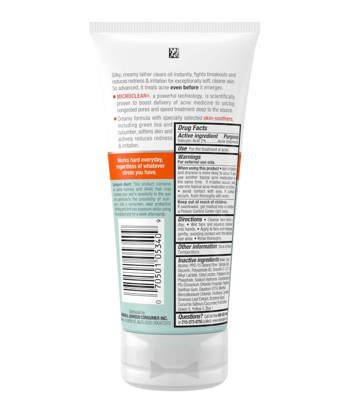 Oil-Free Acne Stress Control&reg; Power-Cream Wash