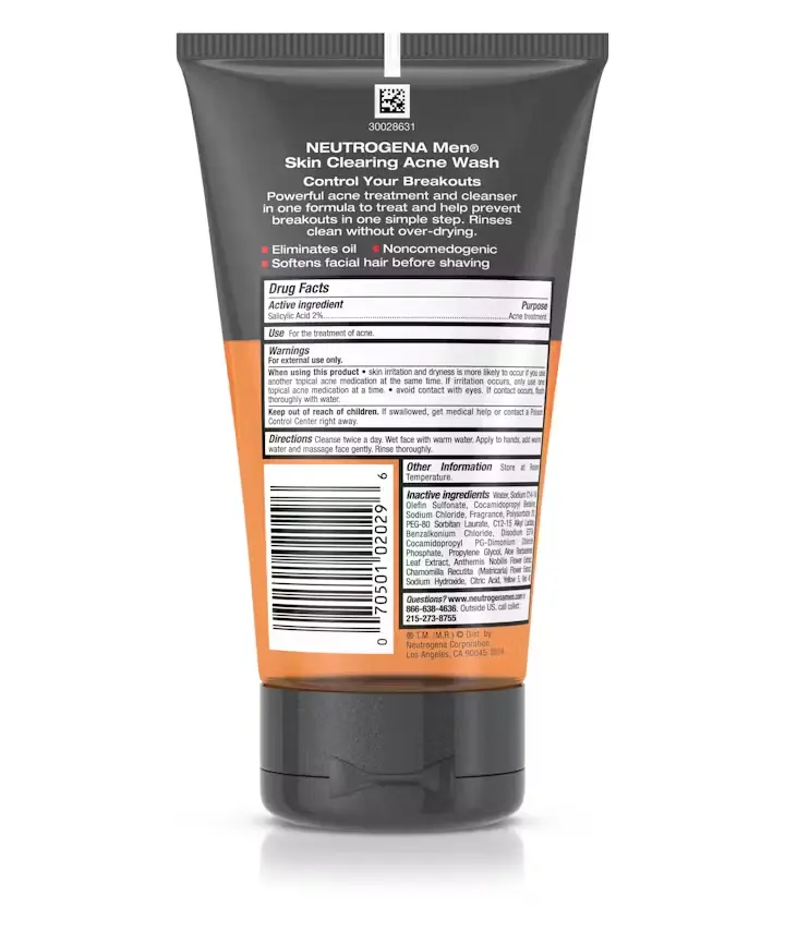 Neutrogena® Men Skin Clearing Acne Wash