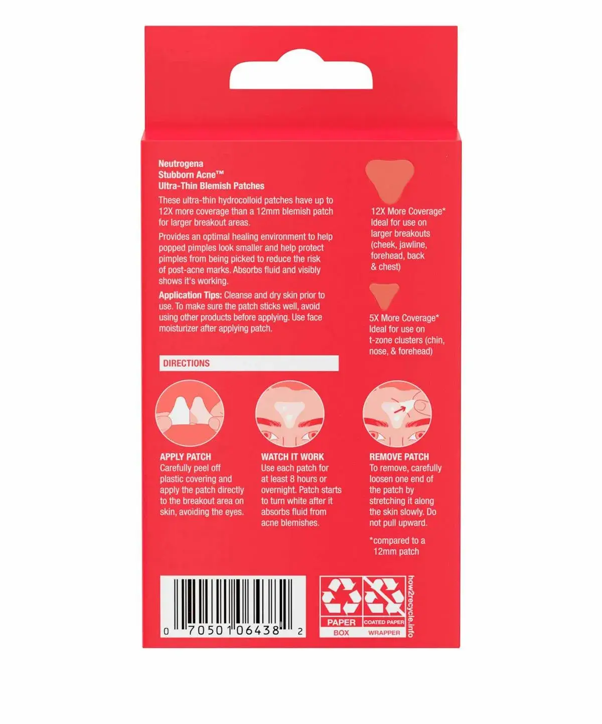 Neutrogena Stubborn Acne® Ultra-Thin Blemish Patches