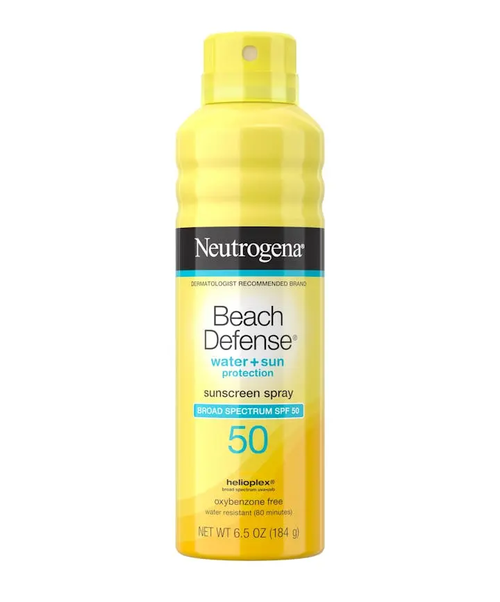 Neutrogena Beach Defense® Water + Sun Protection Sunscreen Spray Broad Spectrum SPF 50
