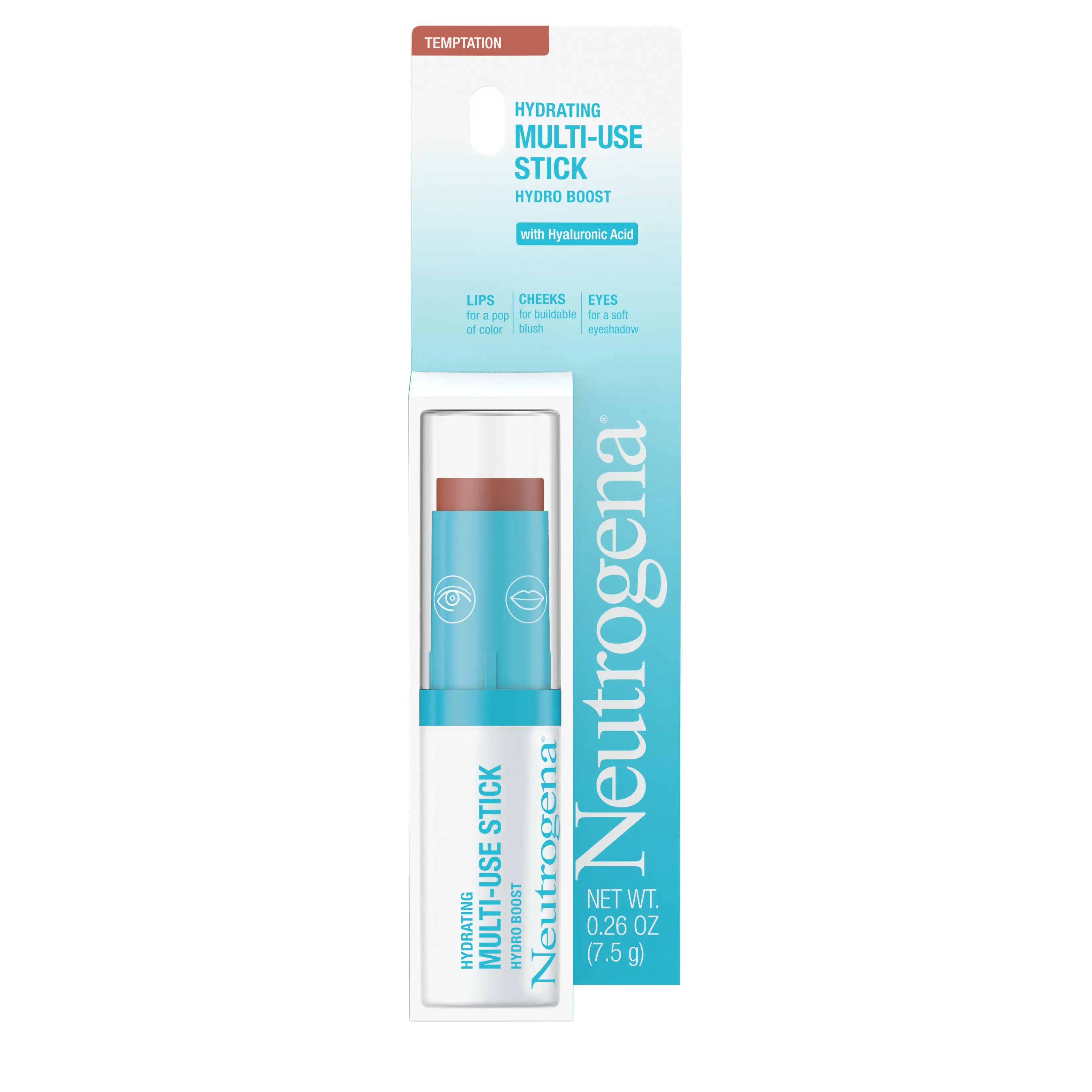 Neutrogena Hydro Boost Hydrating Multi-Use Stick, Temptation, front of pack
