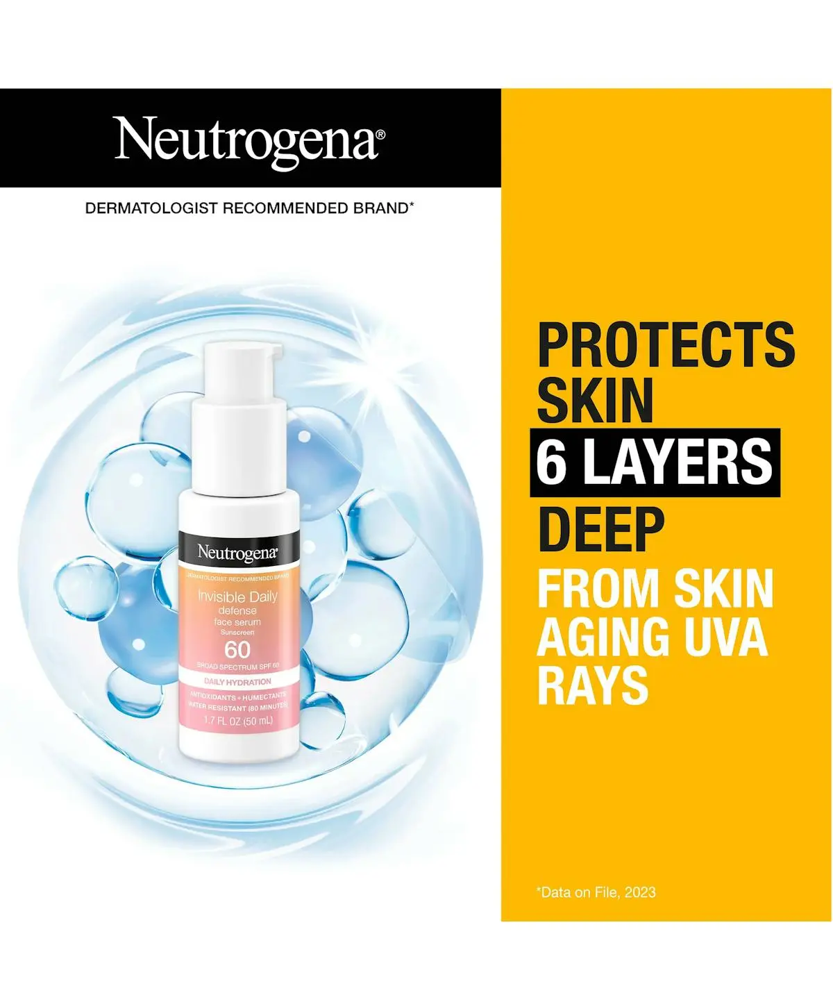 Invisible Daily Defense Face Serum SPF 60+