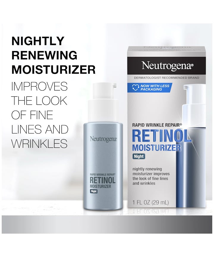 Rapid Wrinkle Repair&reg; Night Face Moisturizer with Retinol, Hyaluronic Acid