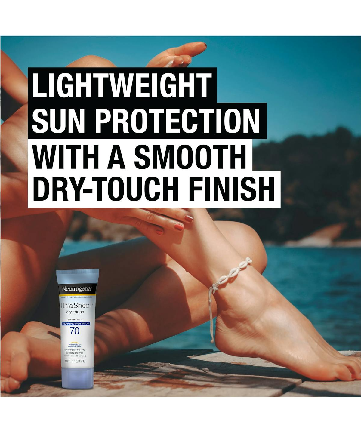 Ultra Sheer® Dry-Touch Oxybenzone-Free Sunscreen Lotion Broad Spectrum SPF 70