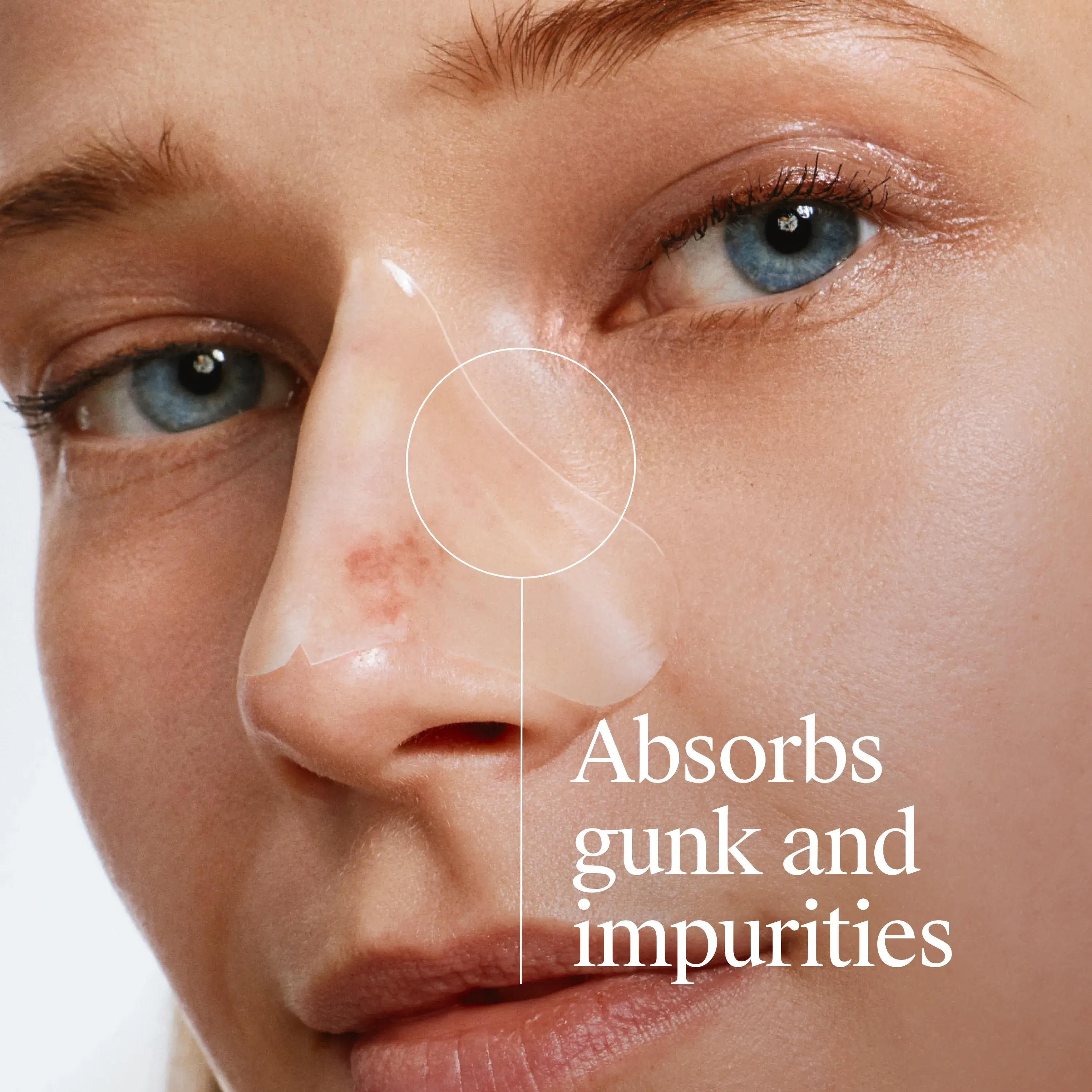 Absorbs gunk and impurities.