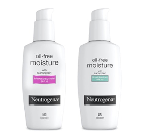 The first Neutrogena oil free moisturizers with SPF