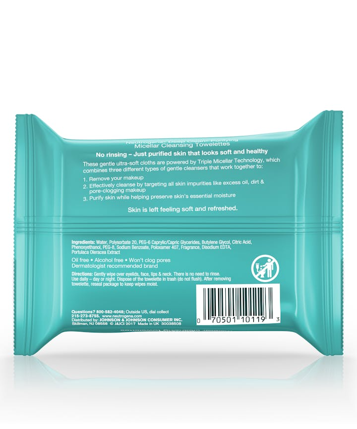 Deep Clean® Purifying Micellar Cleansing Towelettes