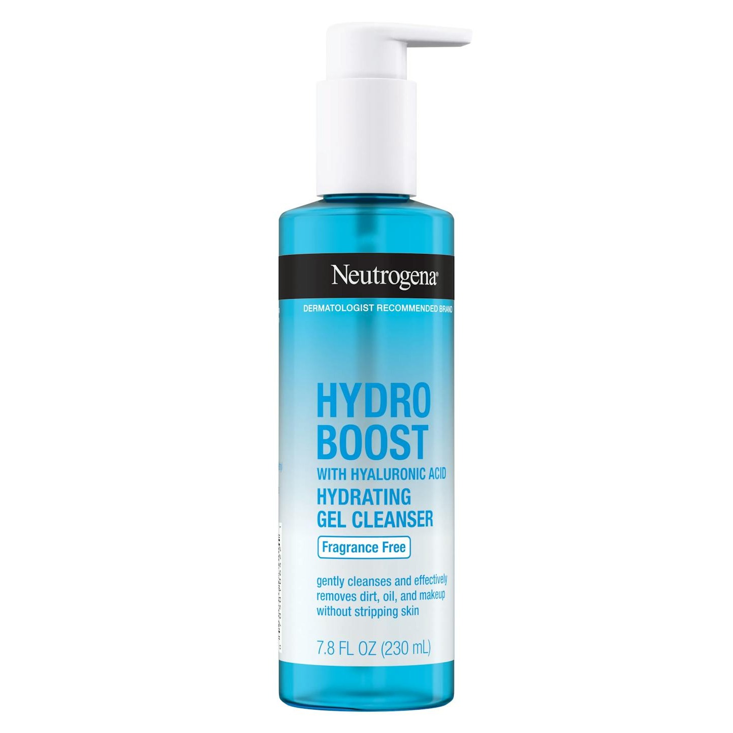 Neutrogena® Hydro Boost Hydrating Gel Cleanser with Hyaluronic Acid, Fragrance Free