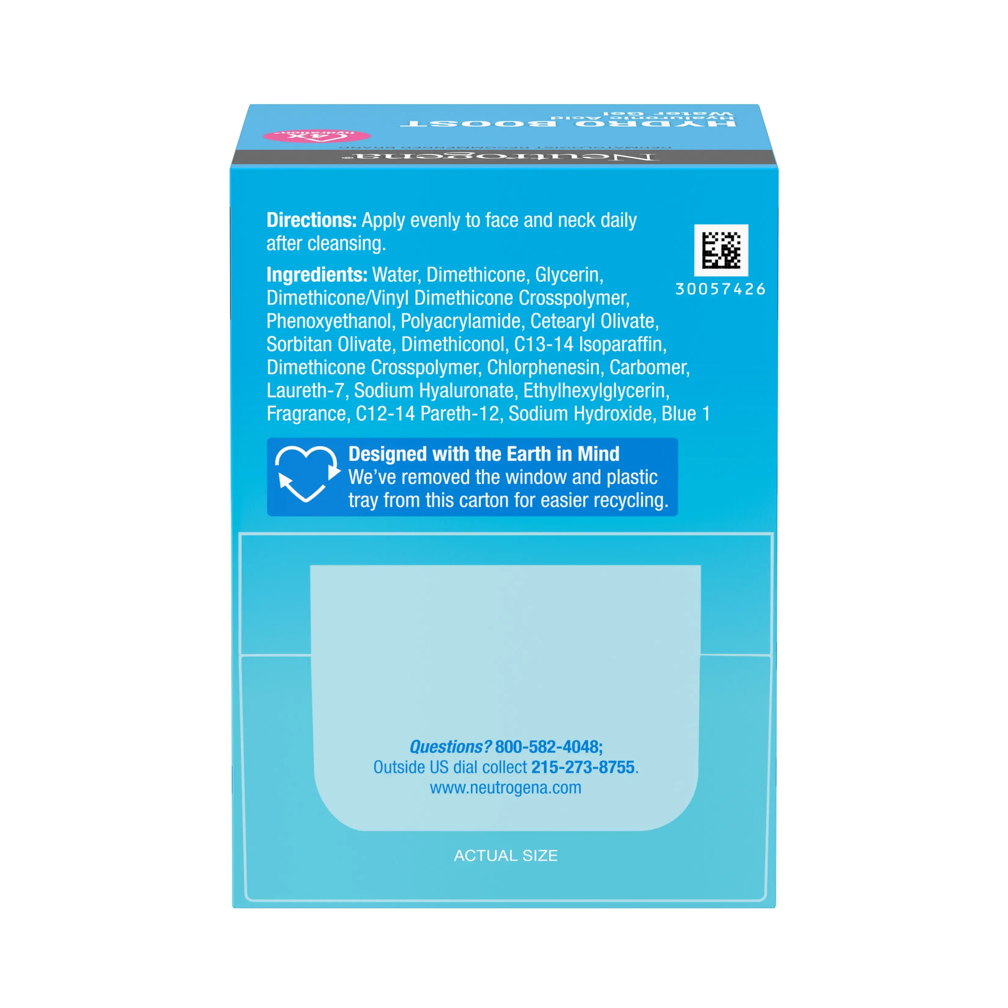 Neutrogena® Hydro Boost Hyaluronic Acid Water Gel with Signature Fragrance