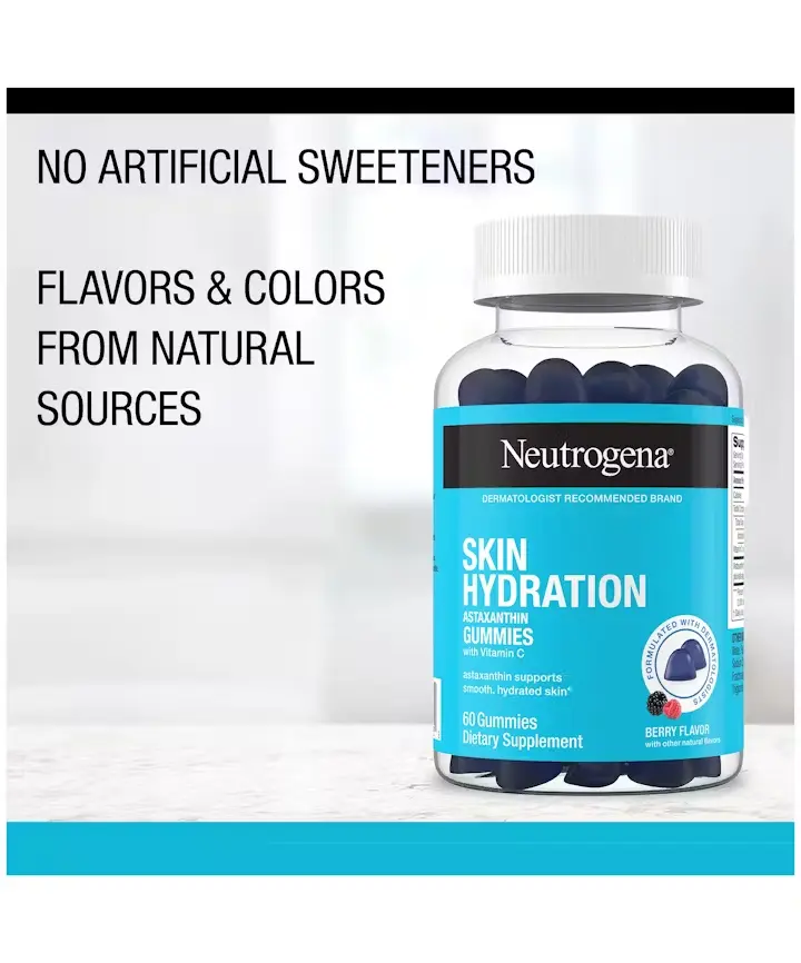 Neutrogena® Skin Hydration Astaxanthin Gummies with Vitamin C 60CT