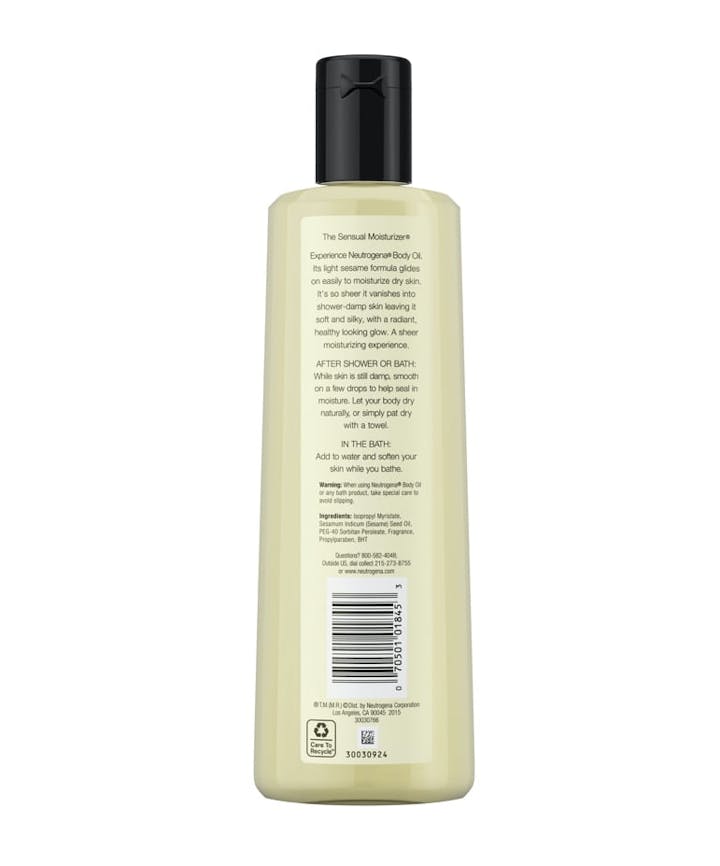 Neutrogena® Body Oil, Light Sesame Formula For Dry Skin