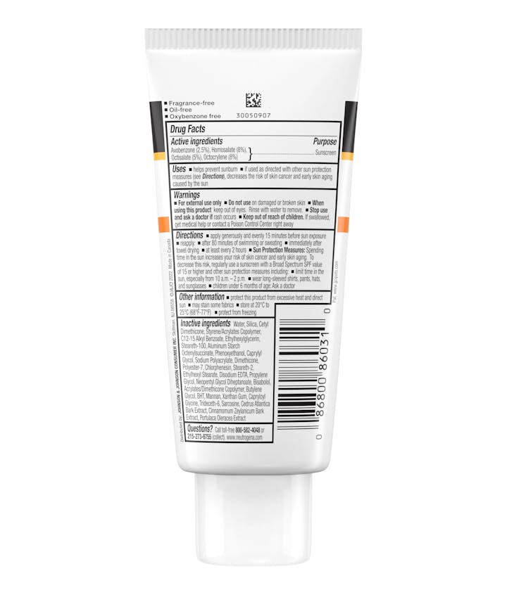 Clear Face Break-Out Free Liquid Lotion Sunscreen Broad Spectrum SPF 30