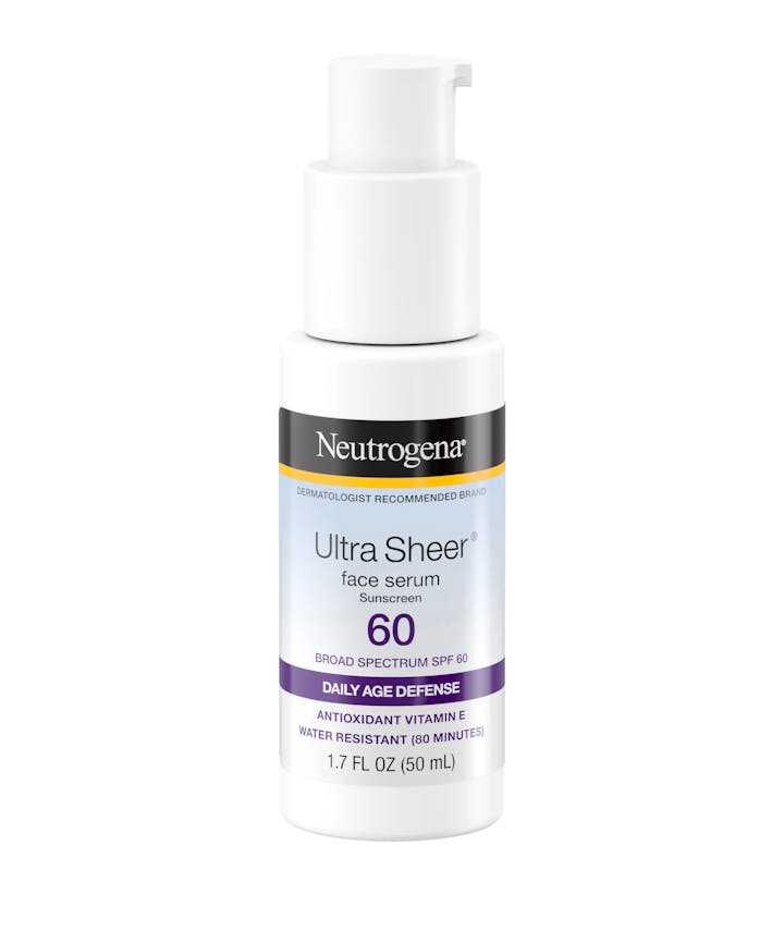 Neutrogena Ultra Sheer® Oil-Free Face Serum With Vitamin E SPF 60+