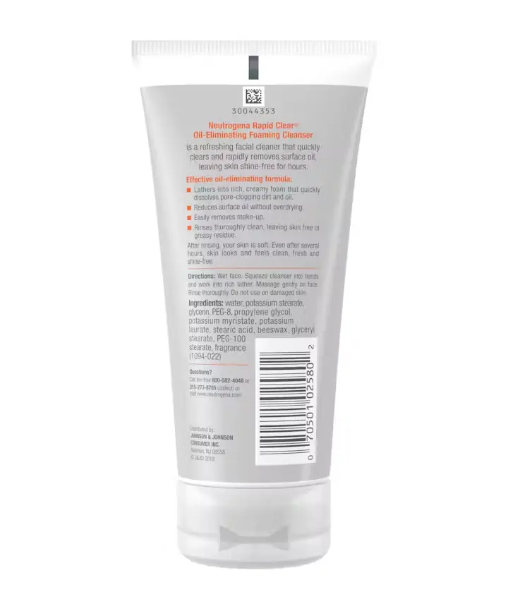 Rapid Clear Oil-Eliminating Foaming Cleanser 