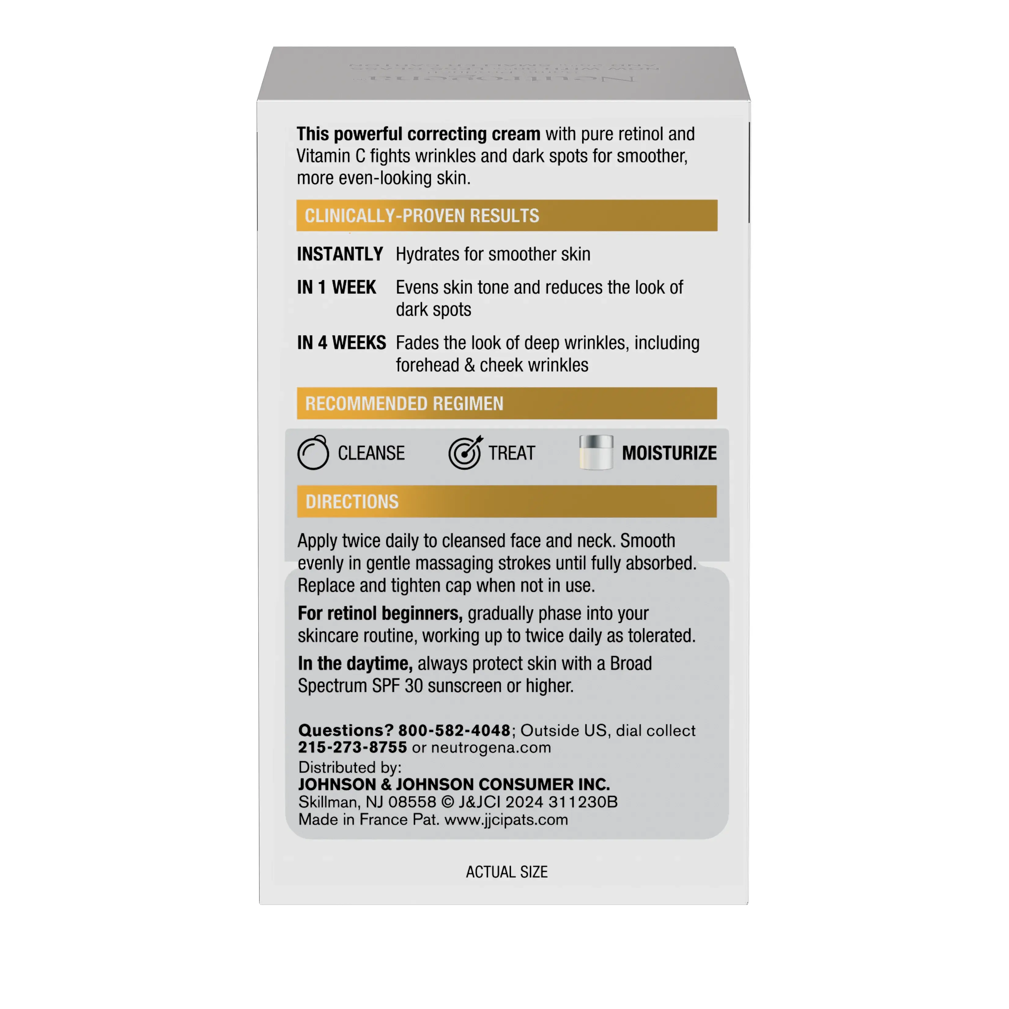 Neutrogena Rapid Tone Repair Correcting Cream
