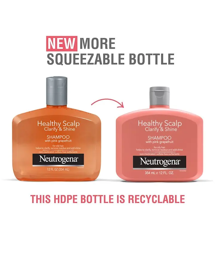 Neutrogena&reg; Healthy Scalp Clarify &amp; Shine Shampoo with Pink Grapefruit