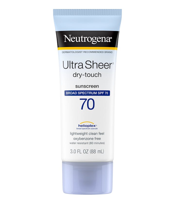 Neutrogena Ultra Sheer® Dry-Touch Oxybenzone-Free Sunscreen Lotion Broad Spectrum SPF 70