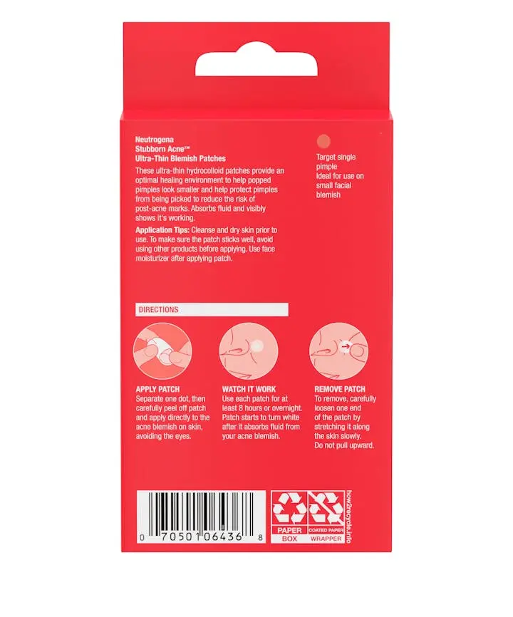 Neutrogena Stubborn Acne® Ultra-Thin Blemish Patches