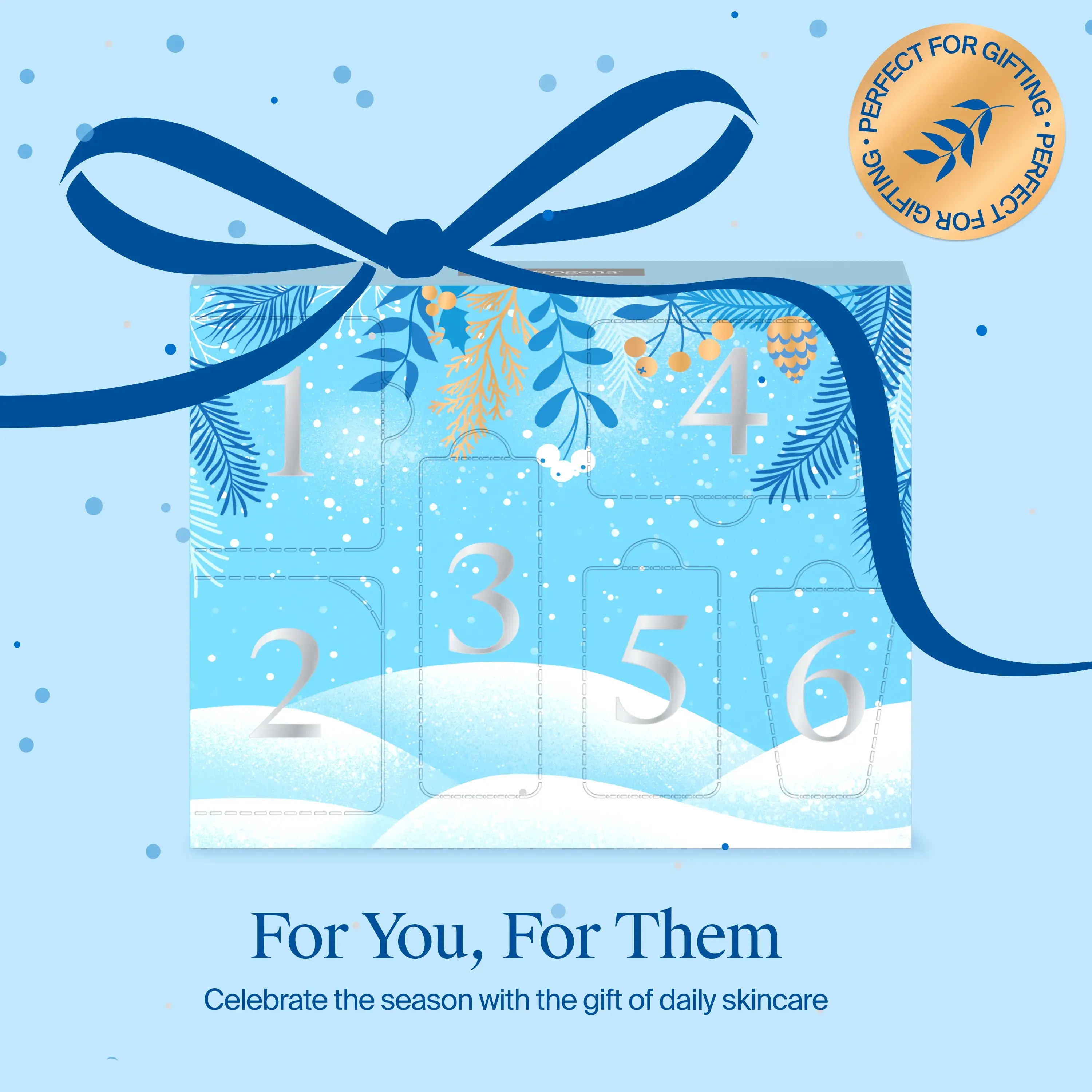 Holiday Gift set: For you, For them. Celebrate the season with the gift of daily skincare