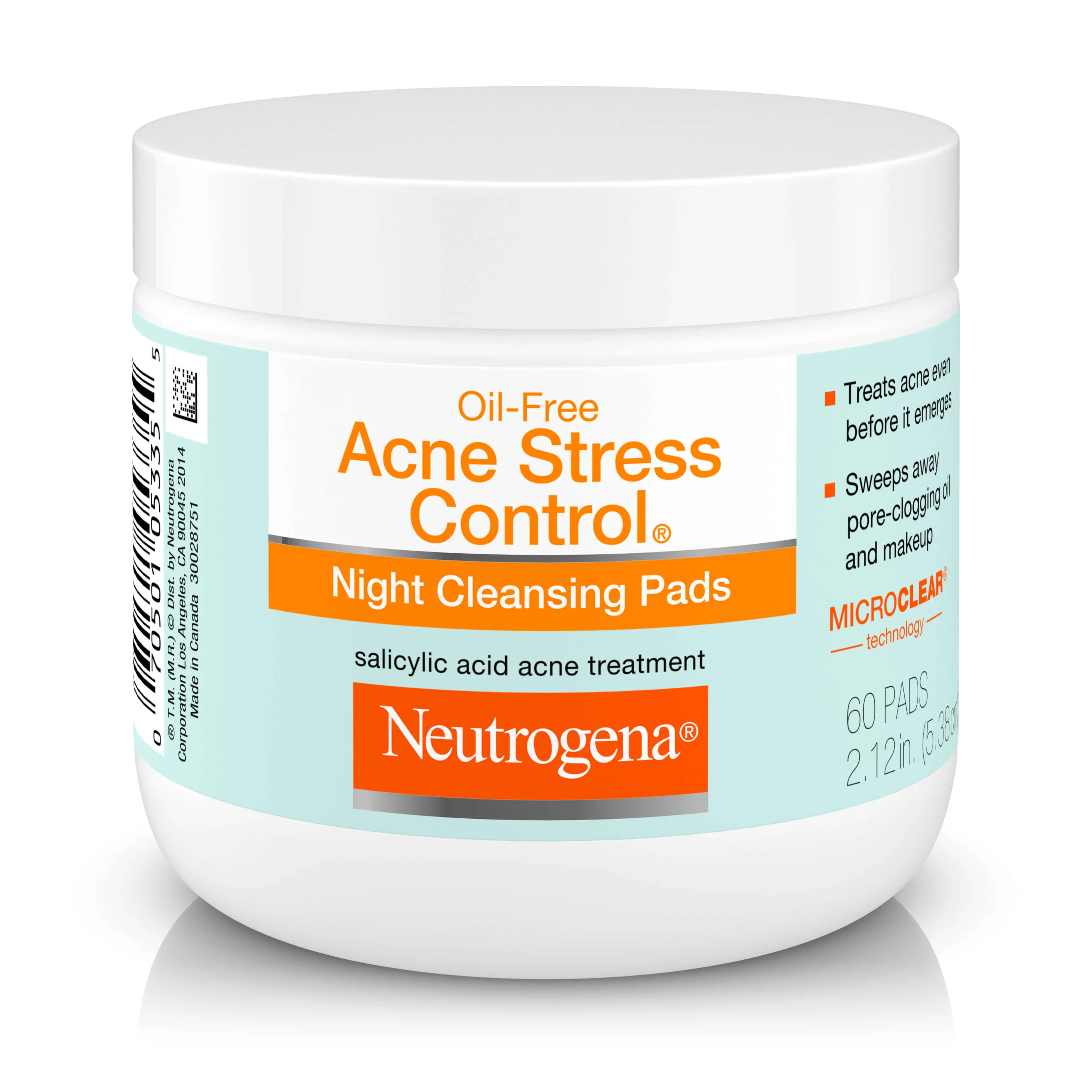 Oil-Free Acne Stress Control&reg; Night Cleansing Pads
