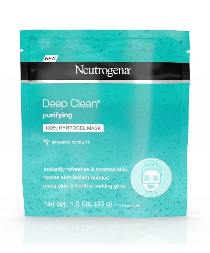 Deep Clean® Purifying 100% Hydrogel Face Mask with Hyaluronic Acid