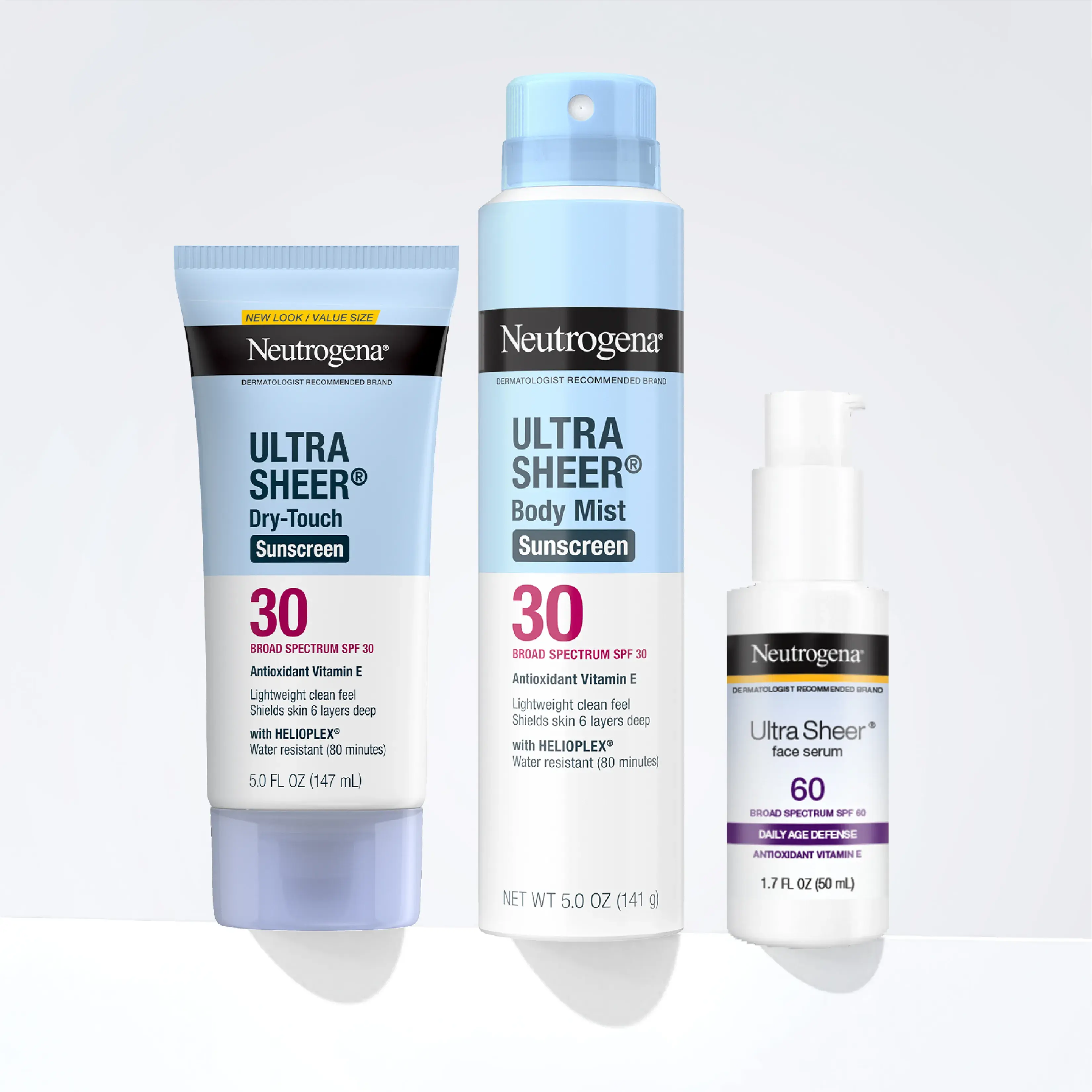 Neutrogena Ultra Sheer Dry-Touch Sunscreen Lotion Broad Spectrum SPF 30, 5 Fl. Oz