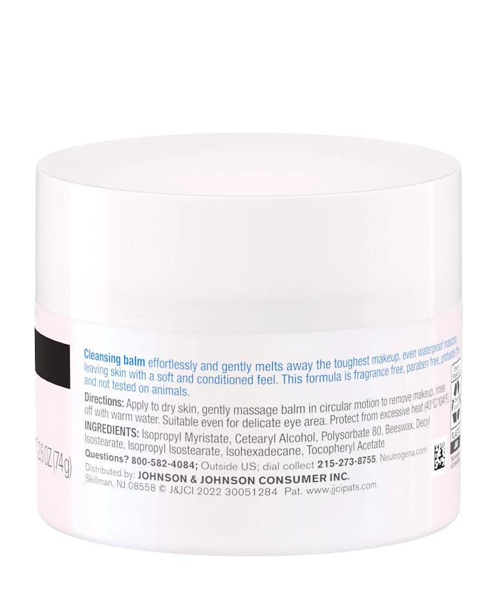 Neutrogena Makeup  Melting Cleansing Balm, Fragrance-Free, 2.6 oz