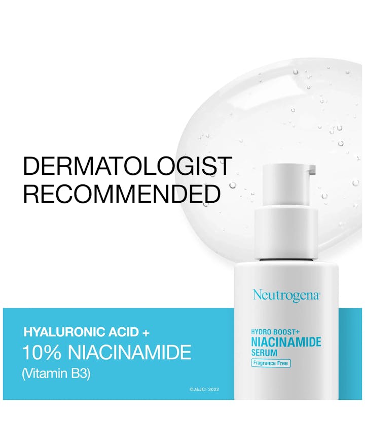 Neutrogena Hydro Boost+ Niacinamide Serum, Fragrance Free