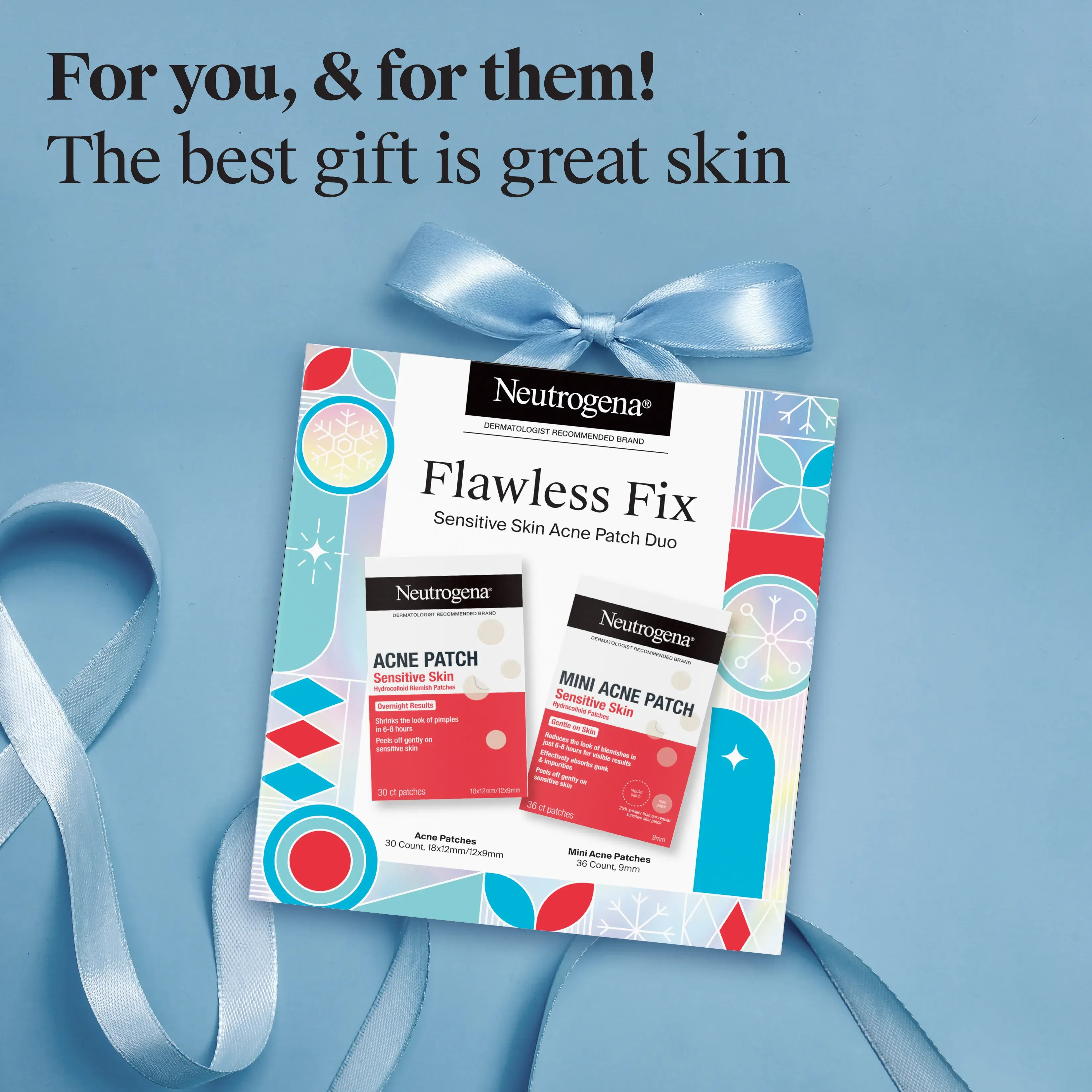 Flawless Fix Sensitive Skin Acne Patch Duo For you & for them. The best gift is great skin