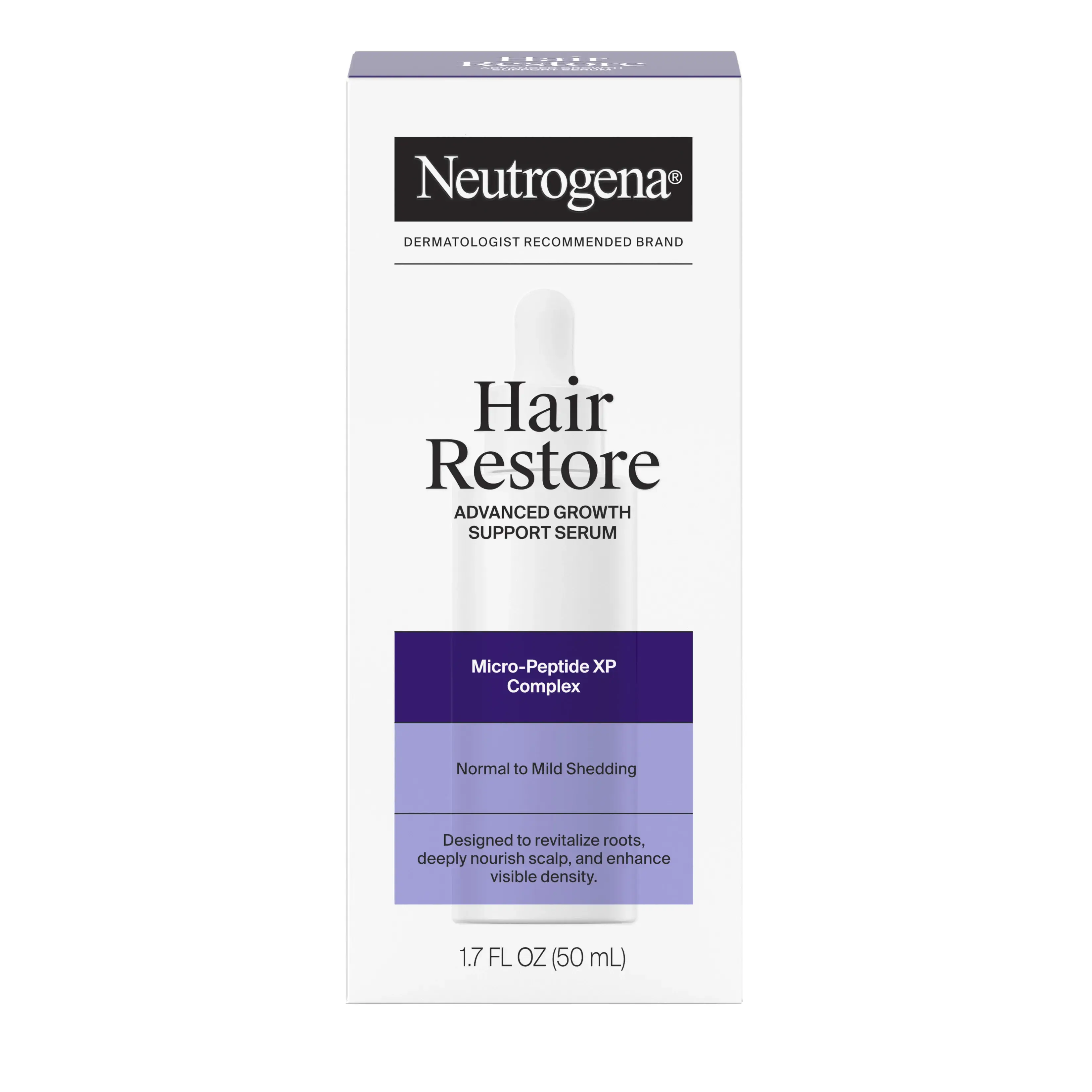 Hair Restore Advanced Growth Support Serum Front of Packaging