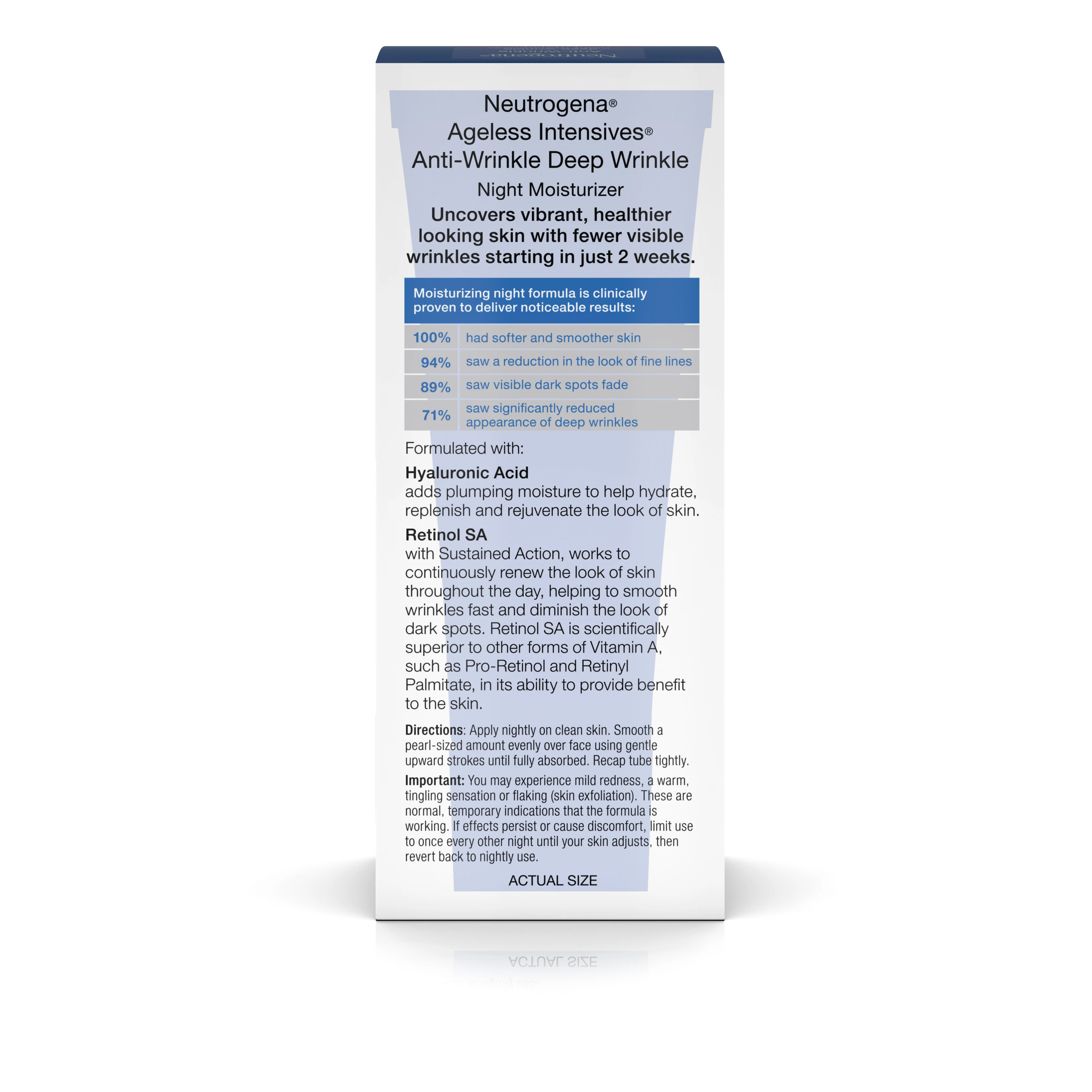 Ageless Intensives&reg; Anti-Wrinkle Deep Wrinkle Night Moisturizer