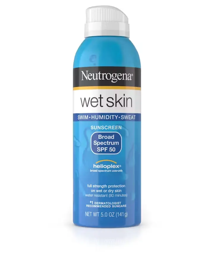 Neutrogena Wet Skin Sunscreen Spray Broad Spectrum SPF 50