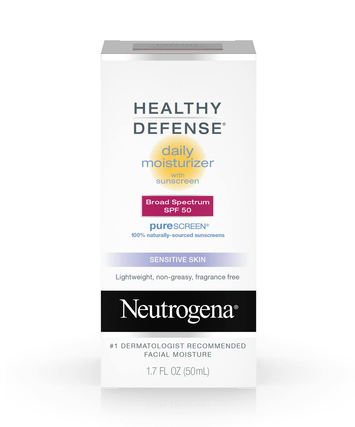 Healthy Defense® Daily Moisturizer with Sunscreen Broad Spectrum SPF 50-Sensitive Skin