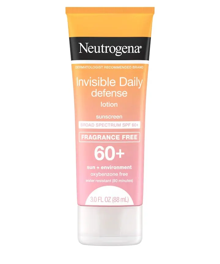 Neutrogena Neutrogena® Invisible Daily™ Defense Sunscreen Lotion, Broad Spectrum SPF 60+, Fragrance Free