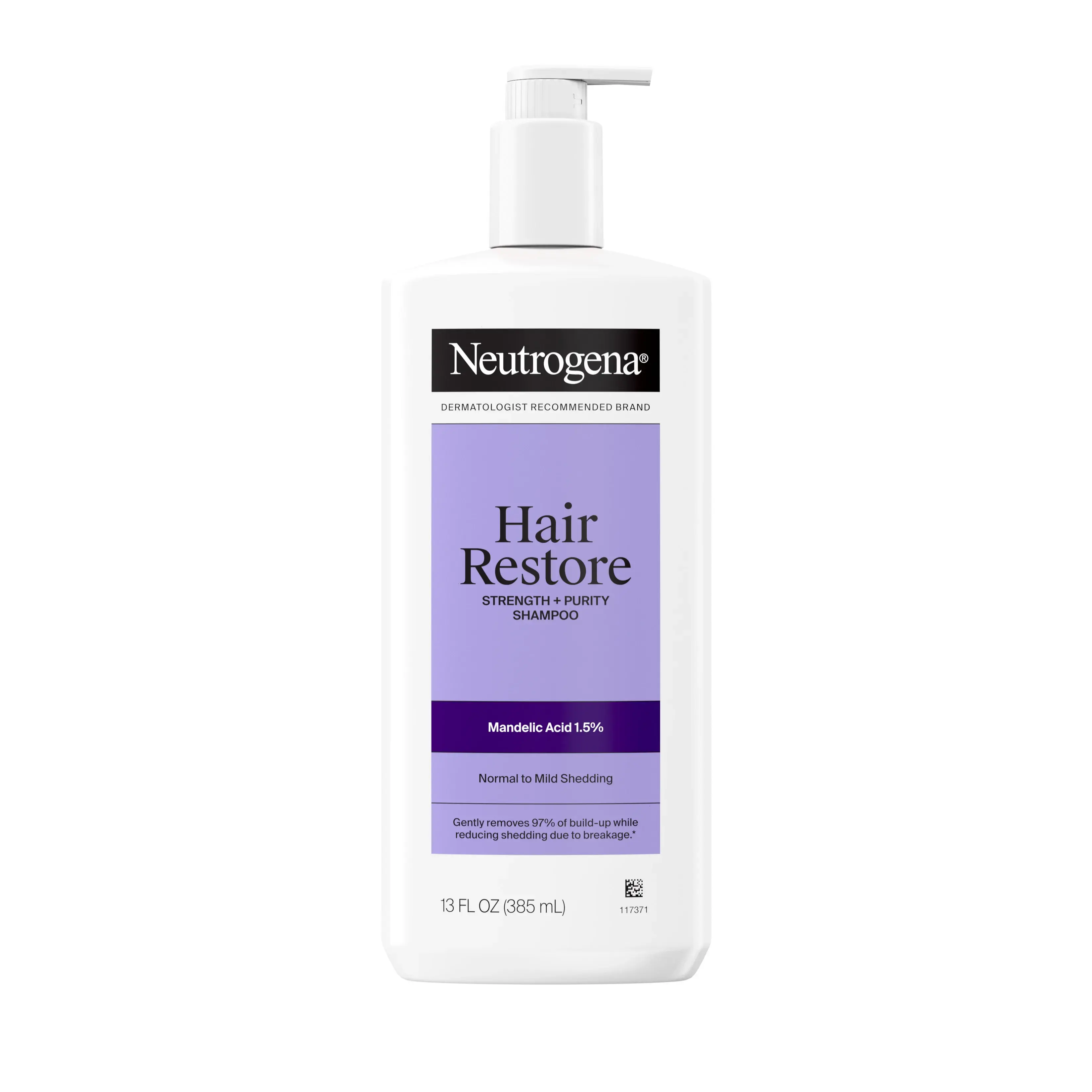 Hair Restore Strength + Purity Shampoo Front of Packaging