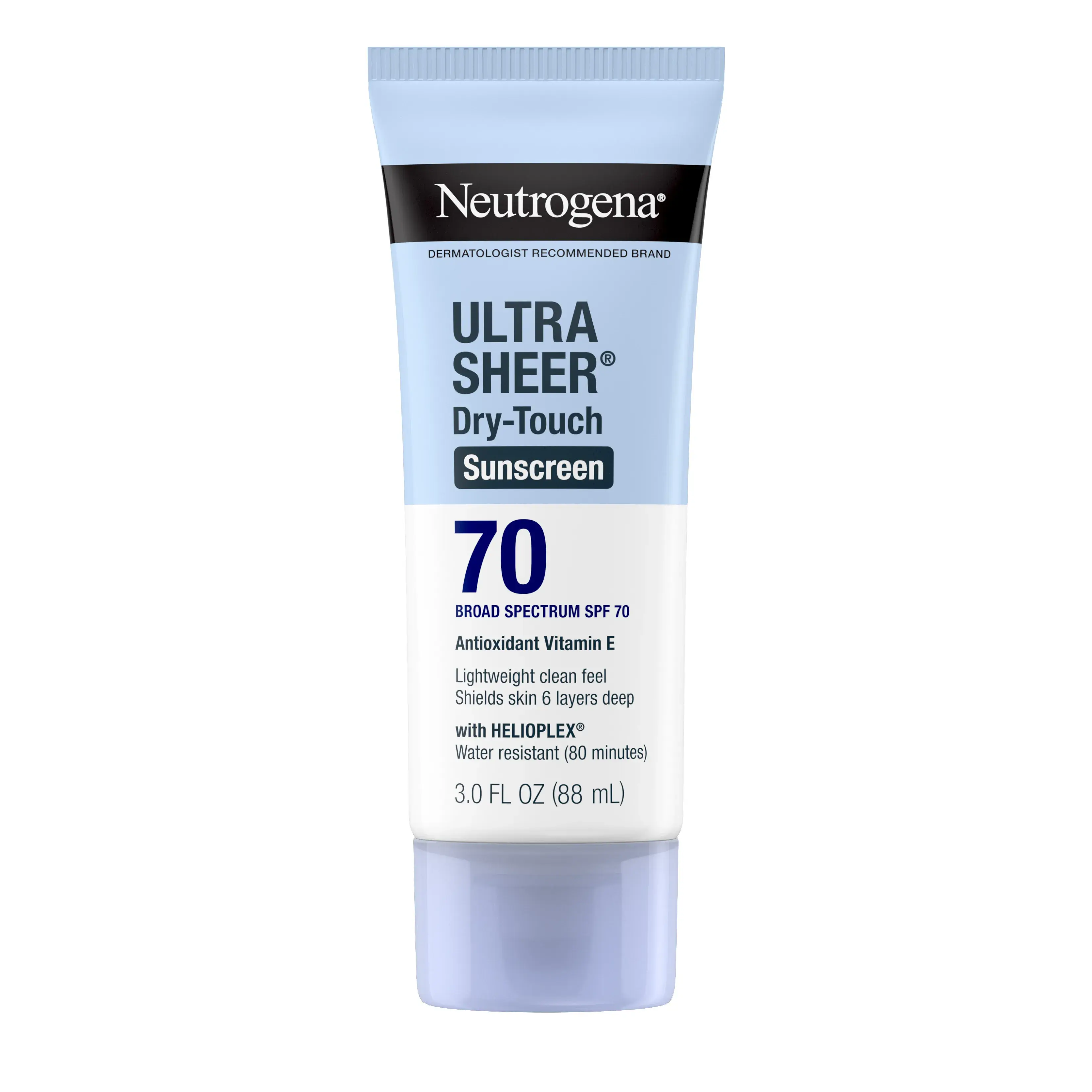 Neutrogena Ultra Sheer Dry-Touch Sunscreen Lotion Broad Spectrum SPF 70, 3 Fl. Oz