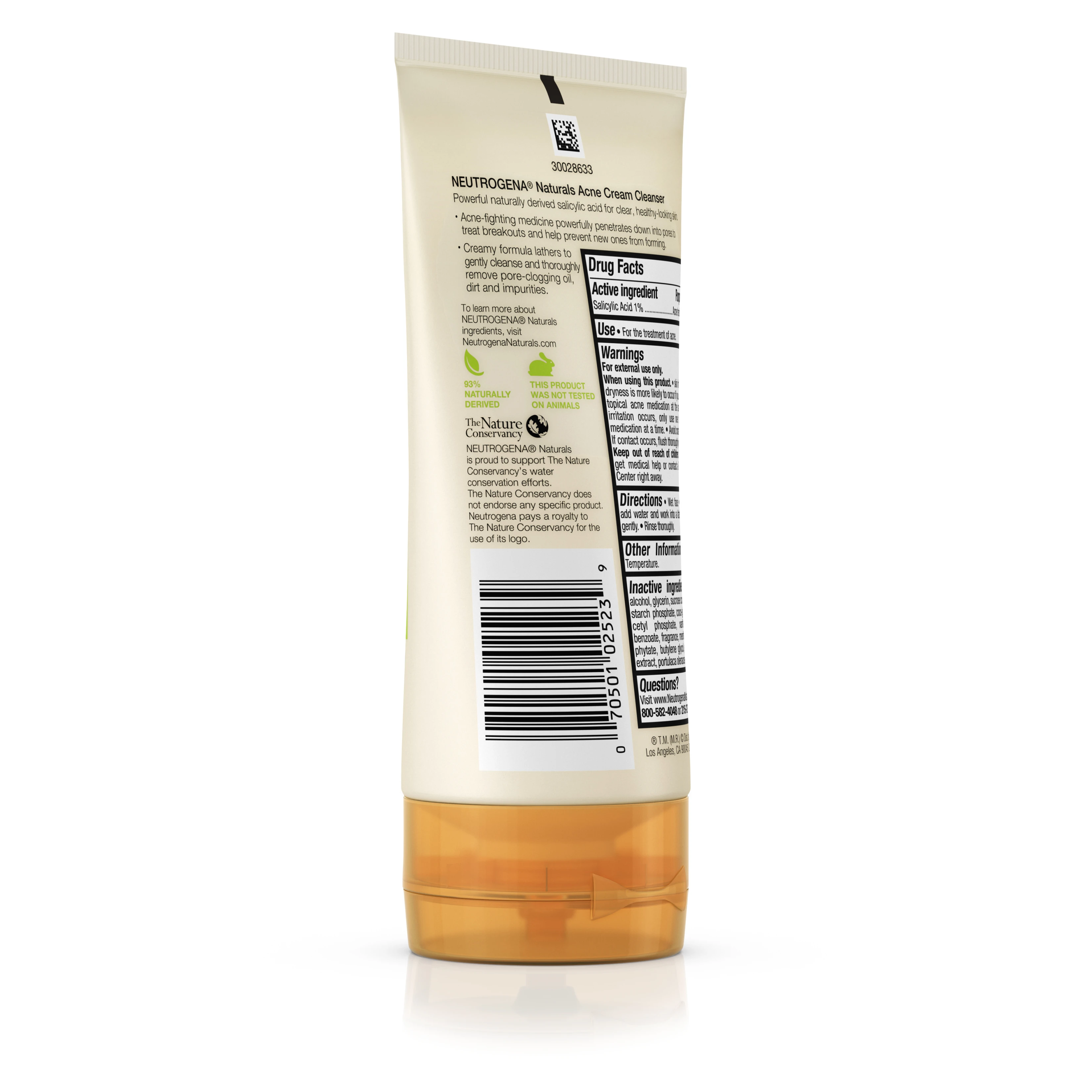 Neutrogena&reg; Naturals Acne Cream Cleanser